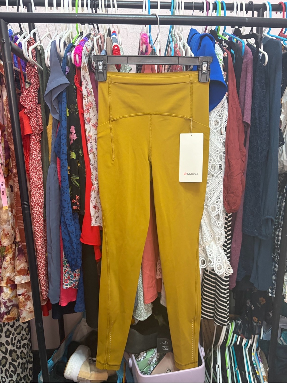 lululemon athletica High-Rise Mustard Yellow Leggings
